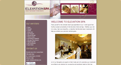 Desktop Screenshot of elevationspa.com